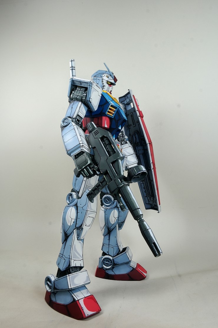ガンダム オリジナルカラー バンダイ 1/48 メガサイズモデル